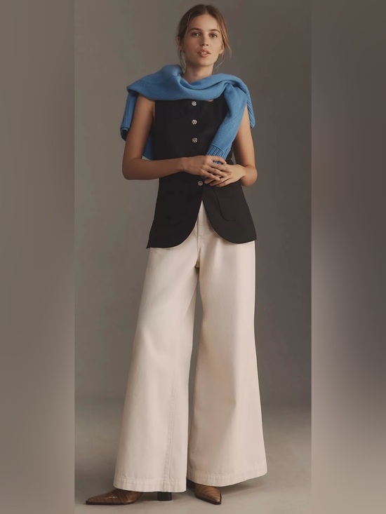 Anthropologie Tops - Anthropologie x Maeve Button-Front Vest/top
